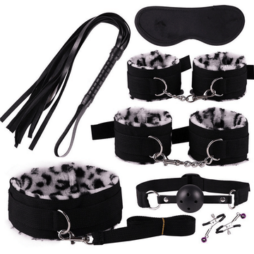 7 Pcs BDSM Kit for Couples / Adult Sex Toy Handcuffs / Erotic Accessories for Role Games - EVE's SECRETS